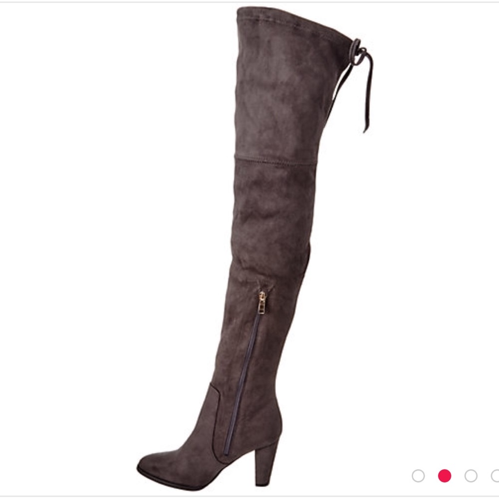 Catherine Marlandrino Grey Knee High Boots